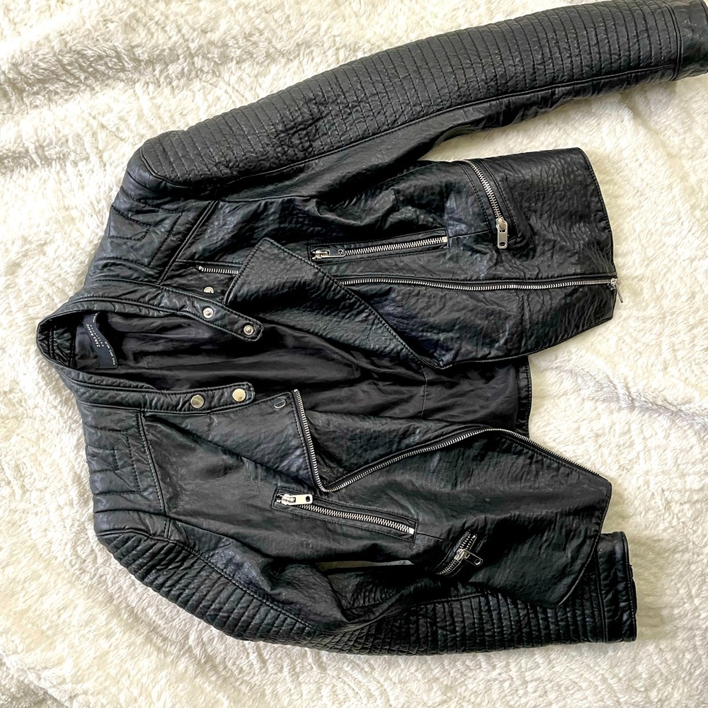 Zara pleather jacket